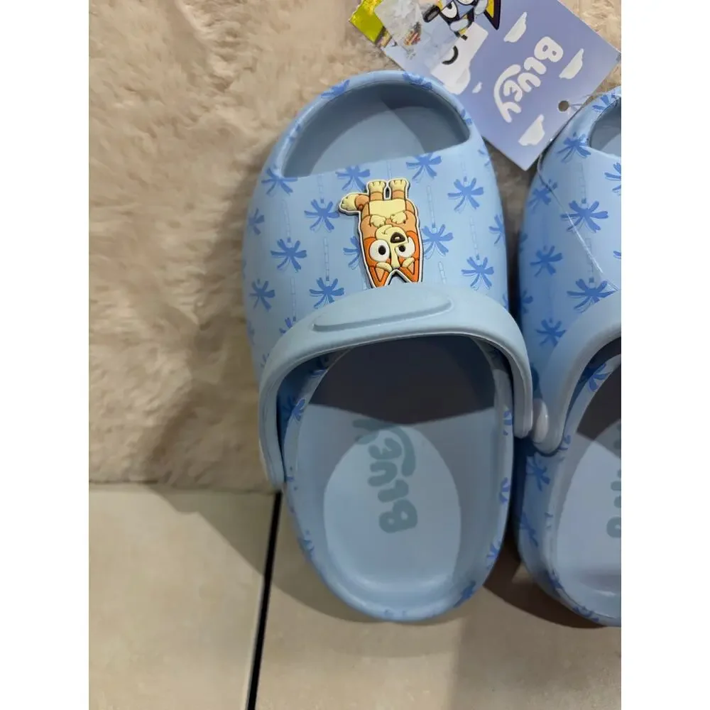 Bluey Toddler Clogs Sandals Size 9T Blue Bingo NWT Slip On Shoes